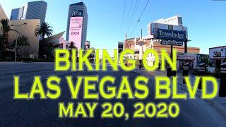 Bike Ride On Las Vegas BLVD From Tropicana to Downtown Fremont