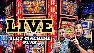 We’re LIVE! Slot Machine Play from the Casino