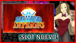 DIAMOND INFERNO  Juego de Casino Nuevo!  Tragamonedas Afortunada