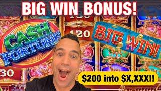 CASH FORTUNE BIG WIN BONUS!!! |  6 BONUS FEATURES $6-$9 BETS!! | EEEEE!