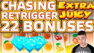 WE WAGERED €15,000 AND GOT 22 EXTRA JUICY BONUSES | DID WE GET THE RETRIGGER ???