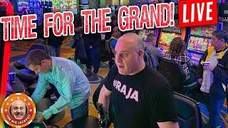 LET’S HIT THE GRAND TONIGHT LIVE!  BIGGEST JACKPOT$ ON YOUTUBE INCOMING!