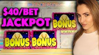 DID THAT JUST HAPPEN!? RARE COMEBACK HANDPAY JACKPOT on Cleo 2 Slot in Las Vegas!