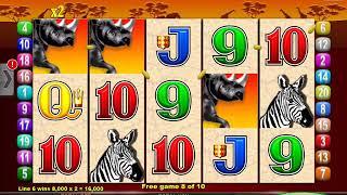 MR CASHMAN AFRICAN DUSK Video Slot Casino Game with a BOX OR BAG BONUS