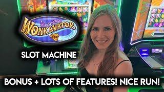 First Time Trying The NEW Wonkavator Slot Machine!! BONUS + Lots of Features! Nice Run!!