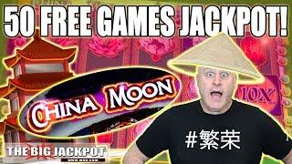 50 Free Games JACKPOT!  China Moon Slots  | The Big Jackpot