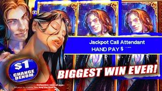 MASSIVE WINS ON $54 BETS  VAMPIRE'S EMBRACE  HIGH LIMIT JACKPOTS!  SAVED WITH 1 LINE!