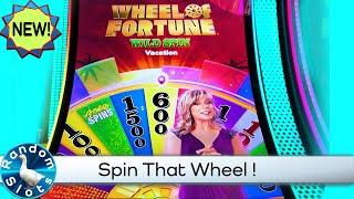New️Wheel of Fortune Wild Spin Vacation Slot Machine Wheel Spin