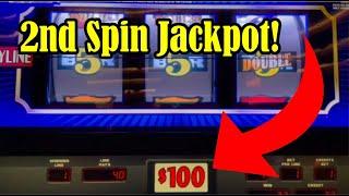 $100 Double Gold  2nd Spin Jackpot!!Buffalo Link  All In!