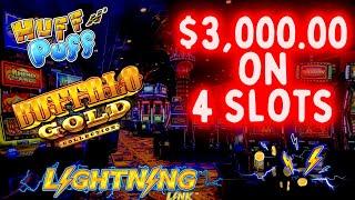 $3,000 On 4 Slot Machines ! Which One Will Pay More ? Live Slot Play At Casino | SE-11 | EP-4