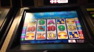 Dolphin Treasure Slot Machine Live Play & 2 Bonus Rounds