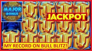 Bull Blitz → AWESOME JACKPOT!  It's MAJOR BONUS Time!