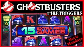 Ghostbusters BONUS with 4 RETRIGGERS!MOVIE MONDAYS Live Play at Bellagio, Las Vegas