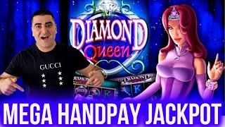 $100 A Spin Diamond Queen MASSIVE HANDPAY JACKPOTS | Live Casino Play & Huge Slot Wins