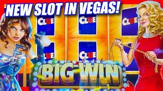 NEW CLUE SLOT IN LAS VEGAS PRODUCES SOME BIG WINS  TIME FOR WILDS FREE GAMES & CARD FEATURE BONUS