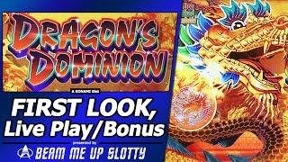 Dragon's Dominion Slot - First Look, New Slot with Live Play and Free Spins Bonus