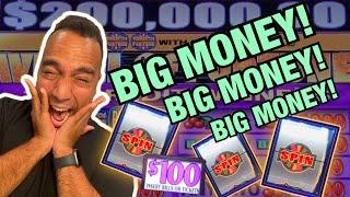 $100 Wheel of Fortune SPIN, SPIN, SPIN!!! | High Limit Mighty Cash XTRA Reel!!