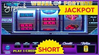 JACKPOT HANDPAY! Wheel of Fortune Slot - $100 BETS! #Shorts