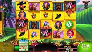 THE WIZARD OF OZ : YELLOW BRICK ROAD Video Slot Casino Game with a FREE SPIN BONUS