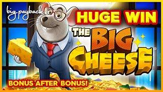 Back-to-Back Bonuses = INCREDIBLE Win Playing The Big Cheese!