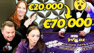 €5000 HANDS  Biggest Blackjack Bets EVER