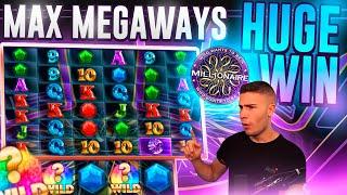 WHO WANTS TO BE A MILLIONAIRE BONUS ON 10€ BET  HUGE WIN ON BIG TIME GAMING ONLINE SLOT MACHINE