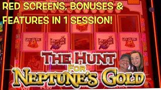 SO MUCH TO SEE IN 1 SESSION OF THE HUNT FOR NEPTUNE'S GOLD! #redscreens