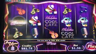 Melodie and the Cool Catz Free Spins, Bonus Picks, LIVE PLAY at Kickapoo Lucky Eagle Casino