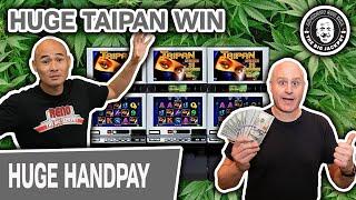 HUGE TAIPAN WIN  420 Slot Machine Action to Honor Tee Winn