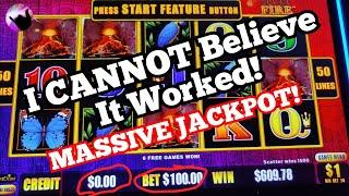 $100 Wager Saver Spin Pays Massive Jackpot!