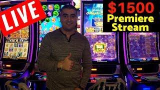 Live Casino  PREMIERE STREAM   $1500 Live Slot Play w/NG Slot | Max Bet Slot Play | Slot Wins