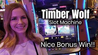 Timberwolf Deluxe Slot Machine ️️ Nice Bonus WIN!!!