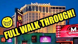 Planet Hollywood Casino & Hotel Las Vegas + Miracle mile shops. FULL WALK THROUGH