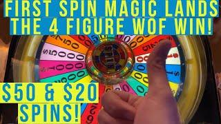 The $50 Wheel of Fortune Spin Gets The Win For Old School! $20 Double Diamond Deluxe & Red Hottie!