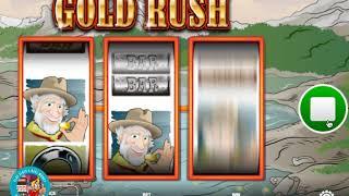 GOLD RUSH Slot Machine  RIVAL GAMEPLAY   PLAYSLOTS4REALMONEY