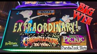 Big wins on The Flintstones and Yogi Bear slot machine
