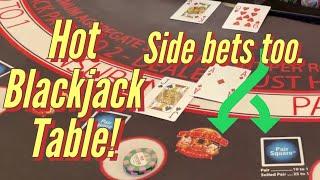 Hot Blackjack Table And The Prop Bets Too! Live 2 Deck Play Table Tuesday at Red Rock Casino!