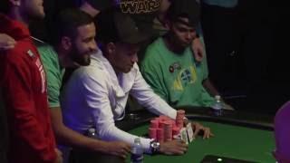2016 WSOP - Neymar Jr. plays poker at the World Series of Poker in Las Vegas