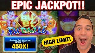 ️ HIGH LIMIT FU DAO LE SHOCKING JACKPOT HANDPAY!! Babies and Retriggers for days!!