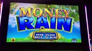 MONEY RAIN Slot Machine QUICK LIVE PLAY w/ 1% Battery!