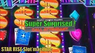 WTF ? JACKPOT!! HAND PAY $$$STAR RISE (IGT) Slot machine Wonder 4 Wheel Free Play Live play too彡