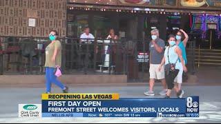 Downtown Las Vegas Springs Back To Life With Reopening