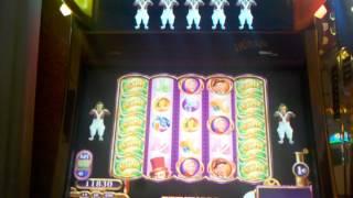 WMS Willy wonka slot machine Ooompa loompa feature max bet