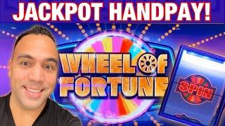 $25 WHEEL OF FORTUNE JACKPOT HANDPAY!!! | Slot machine fun w/CourtEEEs!! ️