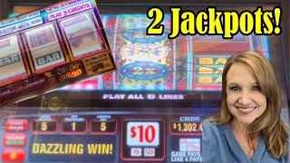 2 Jackpots! Hot Old School Pinball Slot plus Hotter Than Blazes Respin  High Limit!