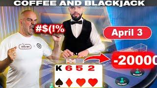 DEGEN Blackjack - $1M -  Coffee and Blackjack LIVE
