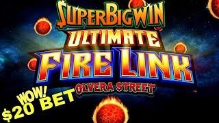 ULTIMATE FIRE LINK Slot Machine Bonuses & BIG WINS | China Street & Olvera Street Ultimate Fire Link
