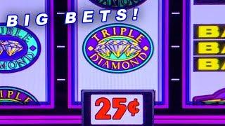 $50 SPINS! HIGH LIMIT LIVE PLAY  TRIPLE DOUBLE DIAMOND FREE GAMES  CAN'T ALWAYS WIN AT SLOTS