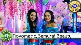 Samurai Beauty slot machine preview, Novomatic, #G2E2019