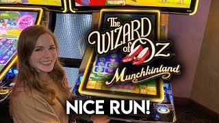 BONUS! AWESOME Witch Feature! Wizard of Oz Munchkinland Slot Machine!!